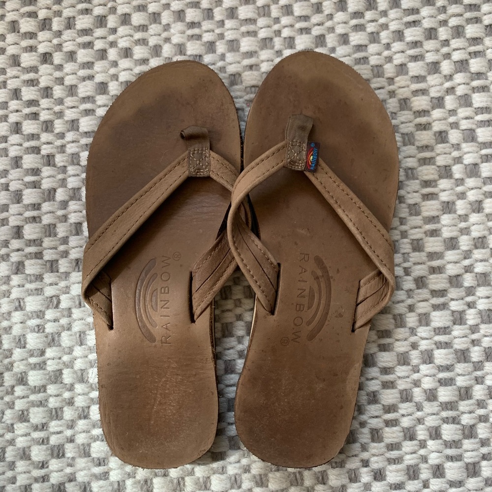 Rainbow Flip flops